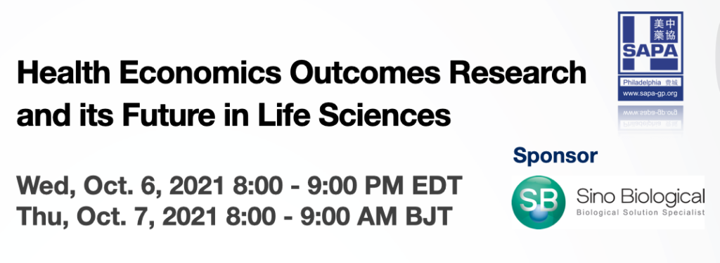 Health Economics Outcomes Research flyer