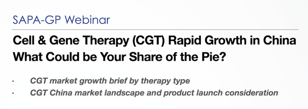 Cell & Gene Therapy Rapid Growth in China flyer